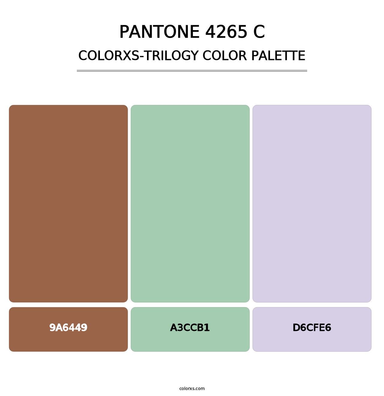 PANTONE 4265 C - Colorxs Trilogy Palette