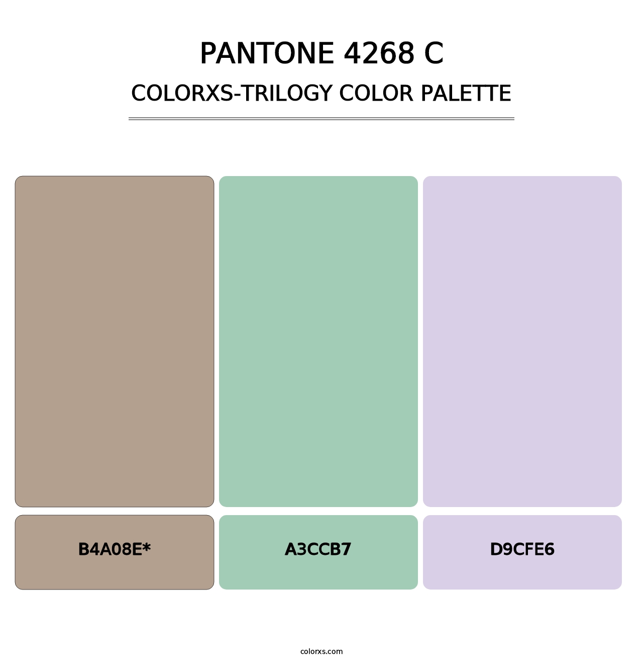 PANTONE 4268 C - Colorxs Trilogy Palette