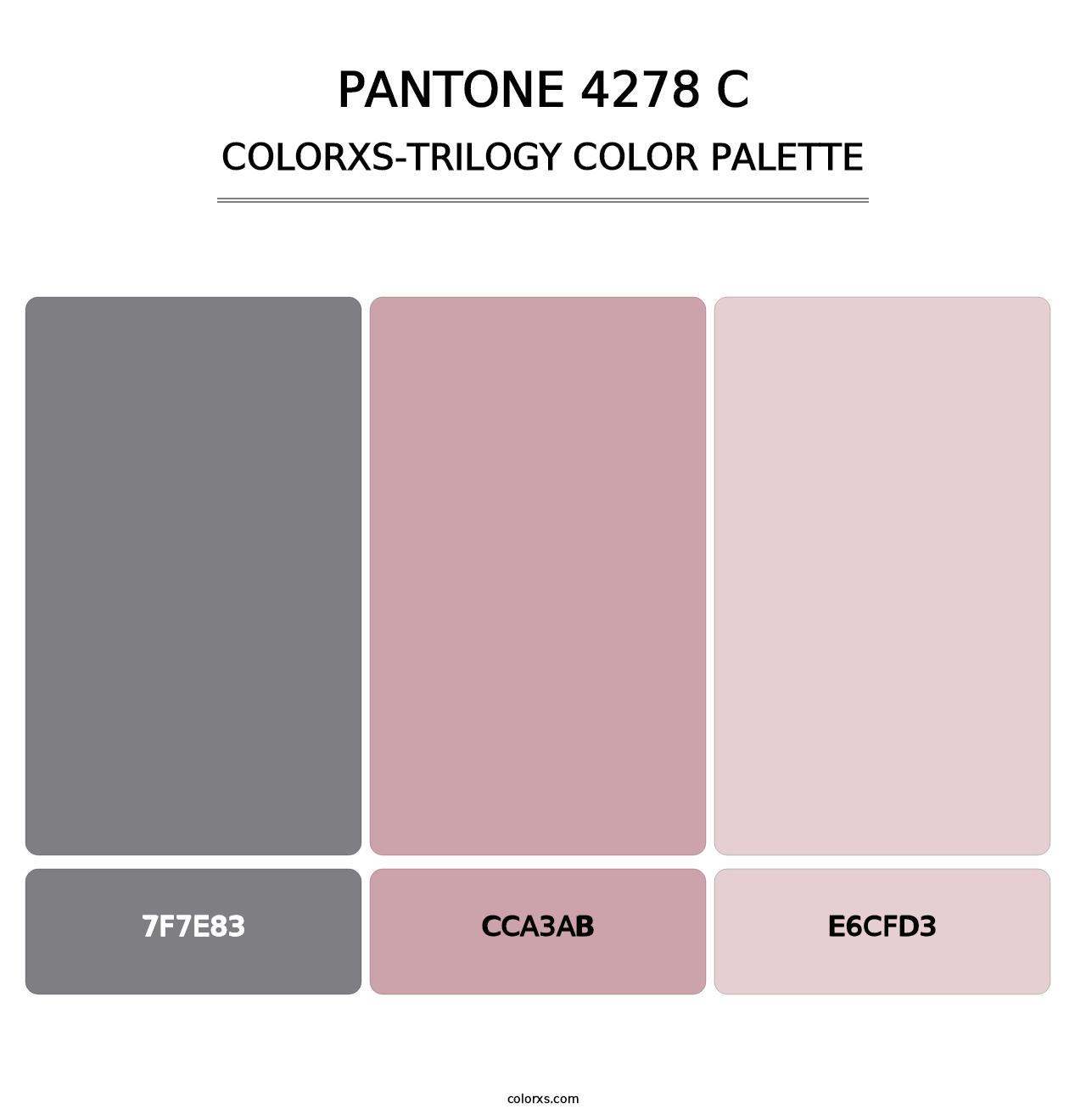 PANTONE 4278 C - Colorxs Trilogy Palette
