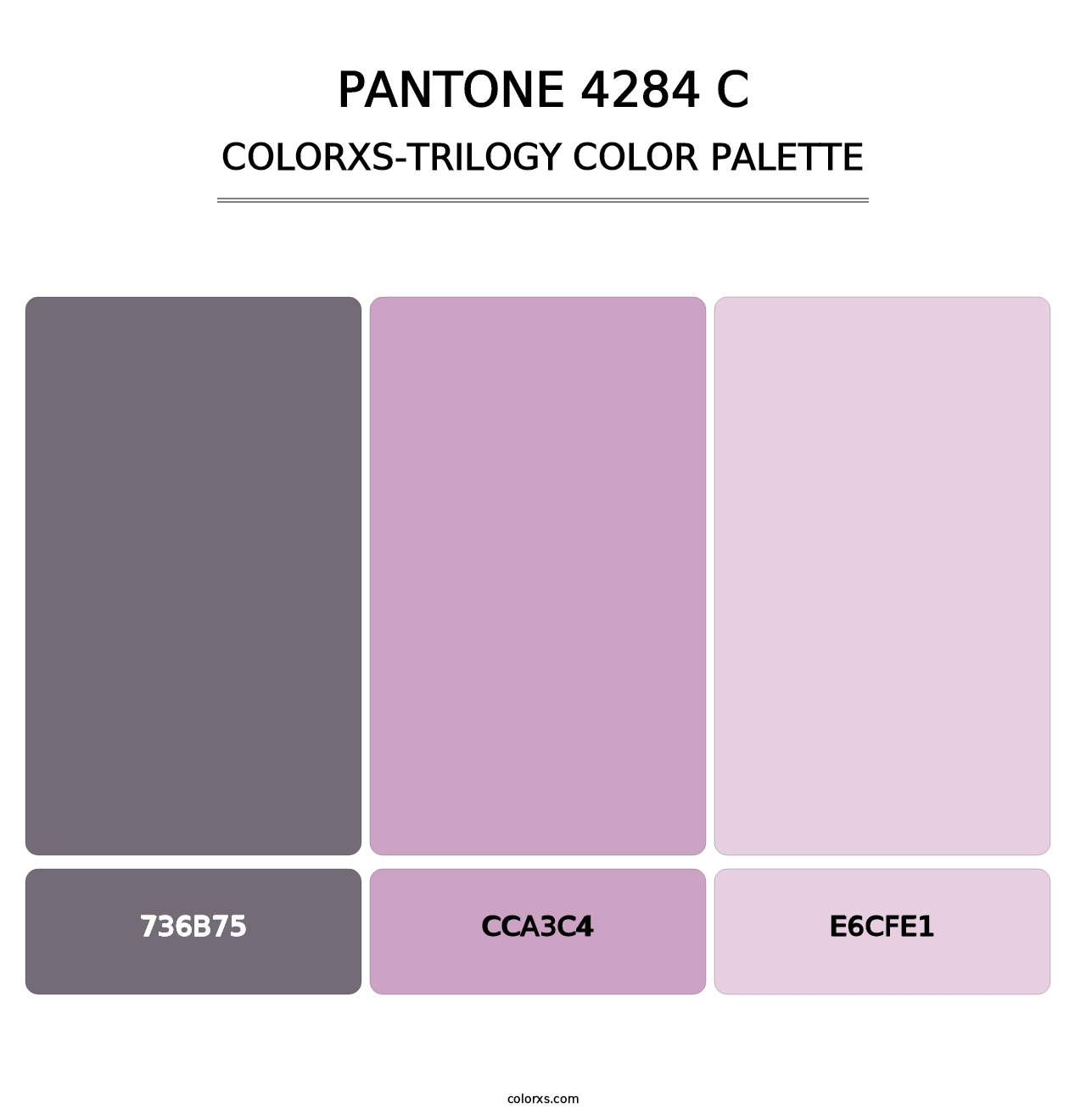 PANTONE 4284 C - Colorxs Trilogy Palette