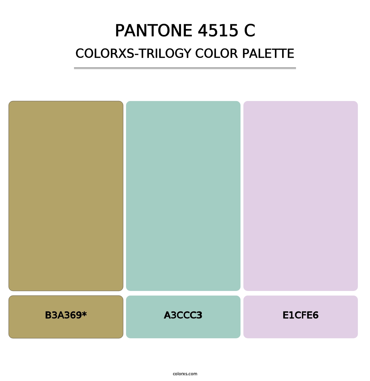 PANTONE 4515 C - Colorxs Trilogy Palette