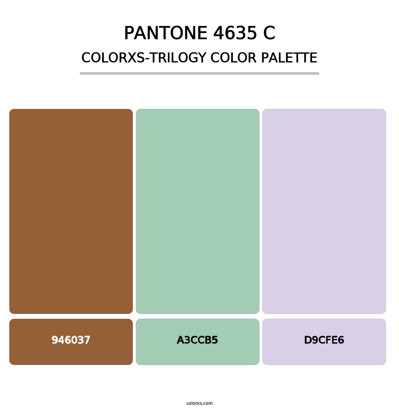 PANTONE 4635 C - Colorxs Trilogy Palette
