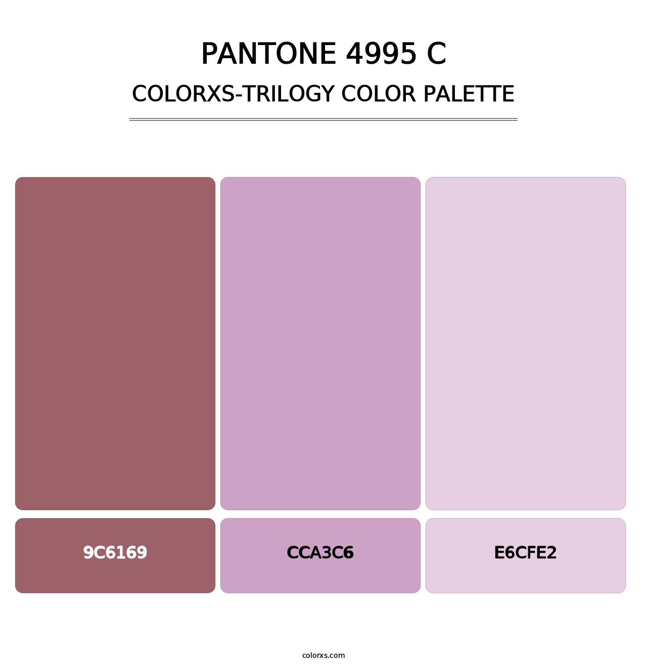 PANTONE 4995 C - Colorxs Trilogy Palette