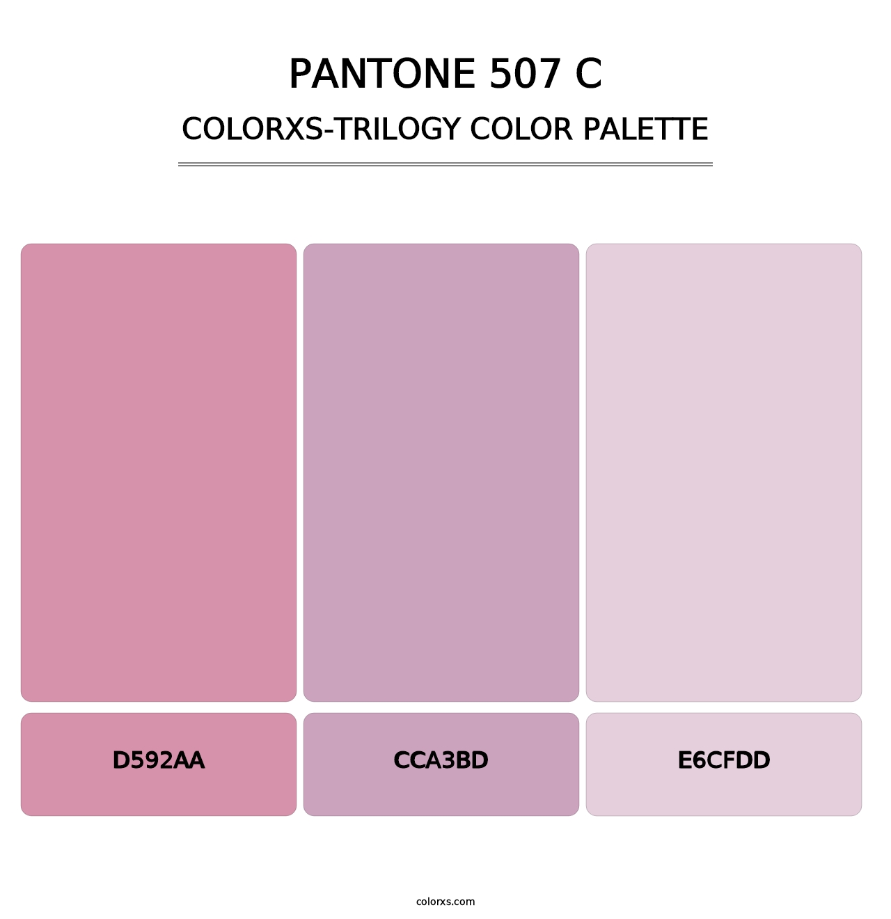 PANTONE 507 C - Colorxs Trilogy Palette
