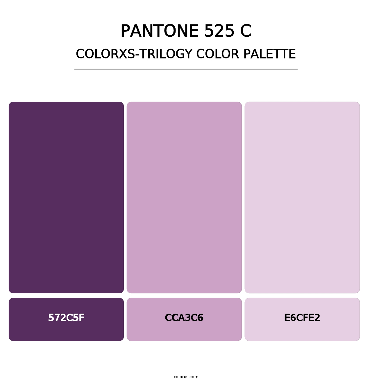 PANTONE 525 C - Colorxs Trilogy Palette