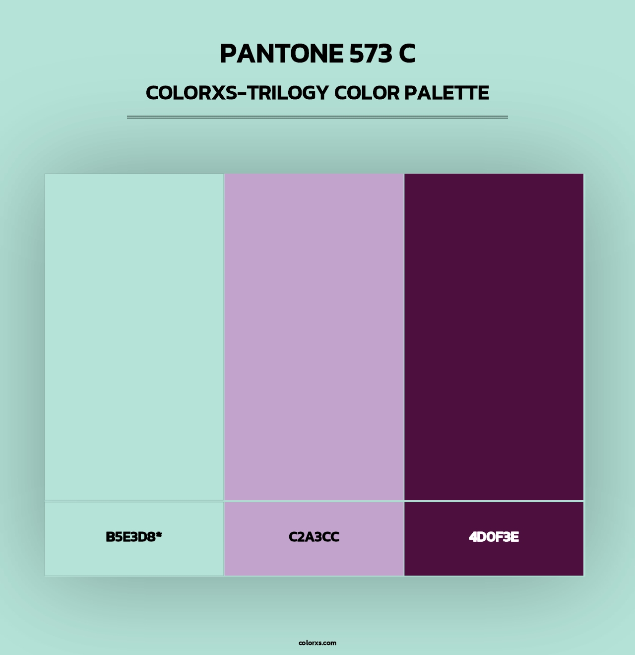 PANTONE 573 C - Colorxs Trilogy Palette