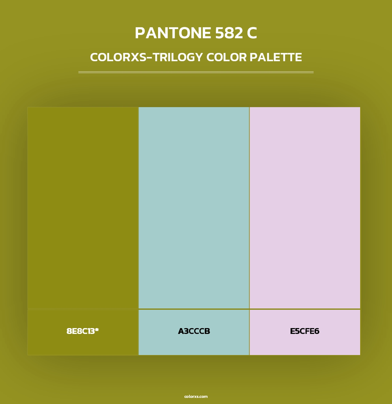 PANTONE 582 C - Colorxs Trilogy Palette