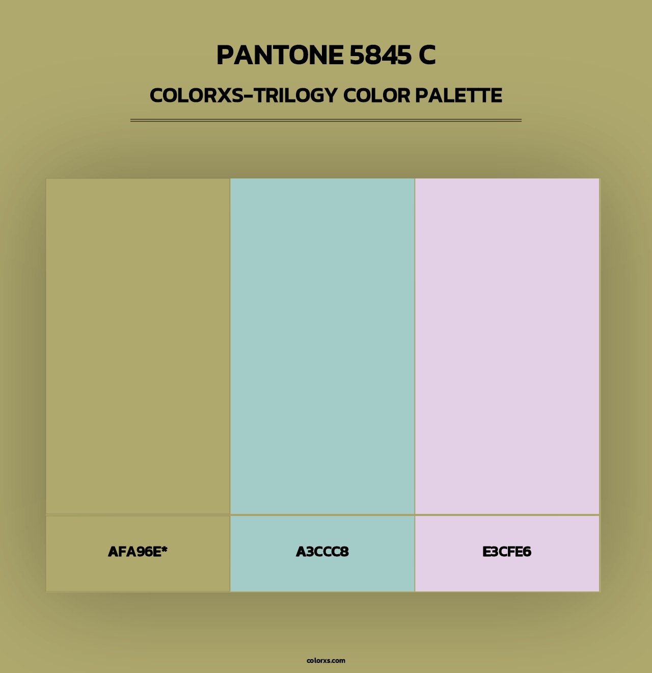 PANTONE 5845 C - Colorxs Trilogy Palette
