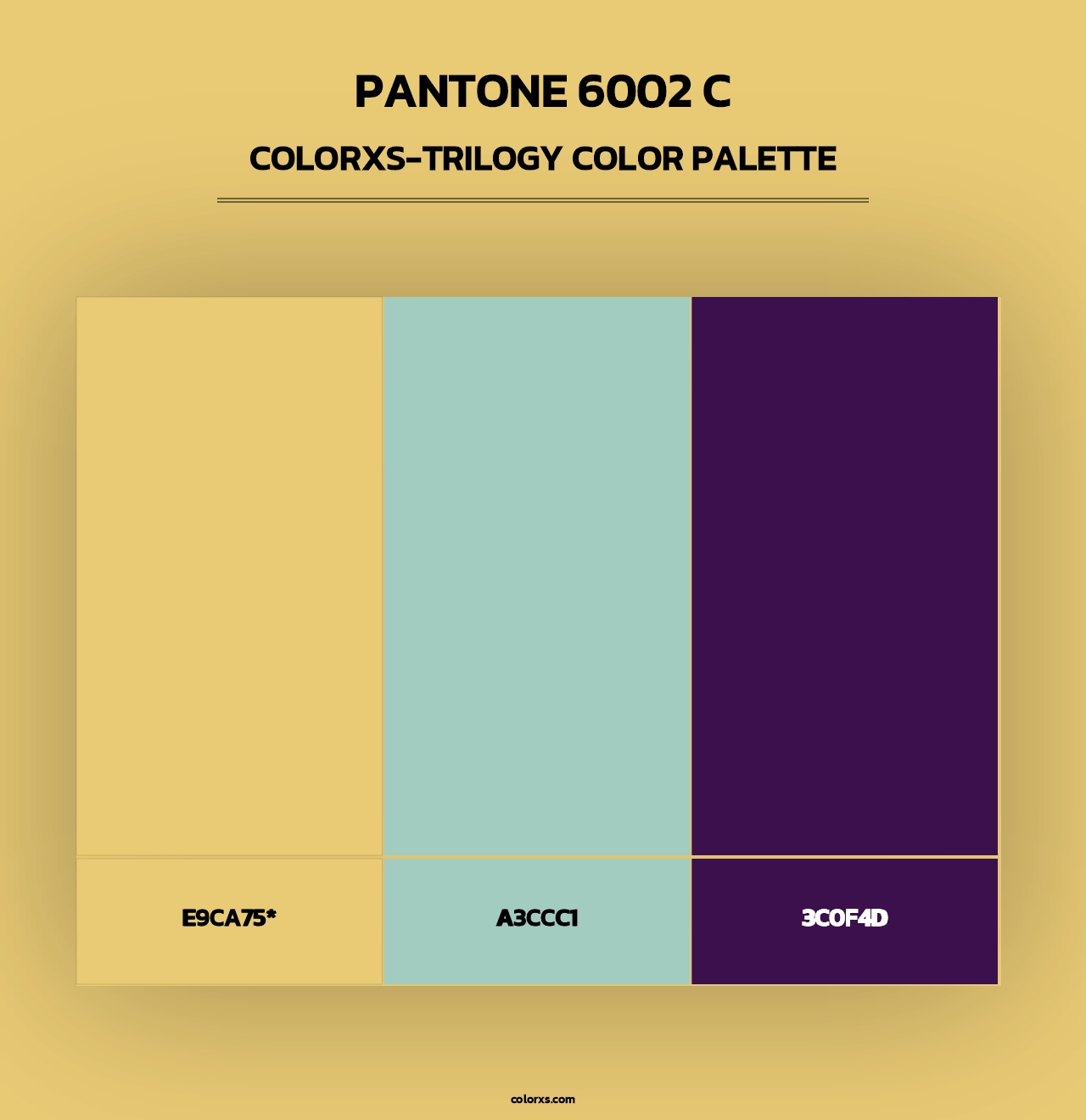 PANTONE 6002 C - Colorxs Trilogy Palette