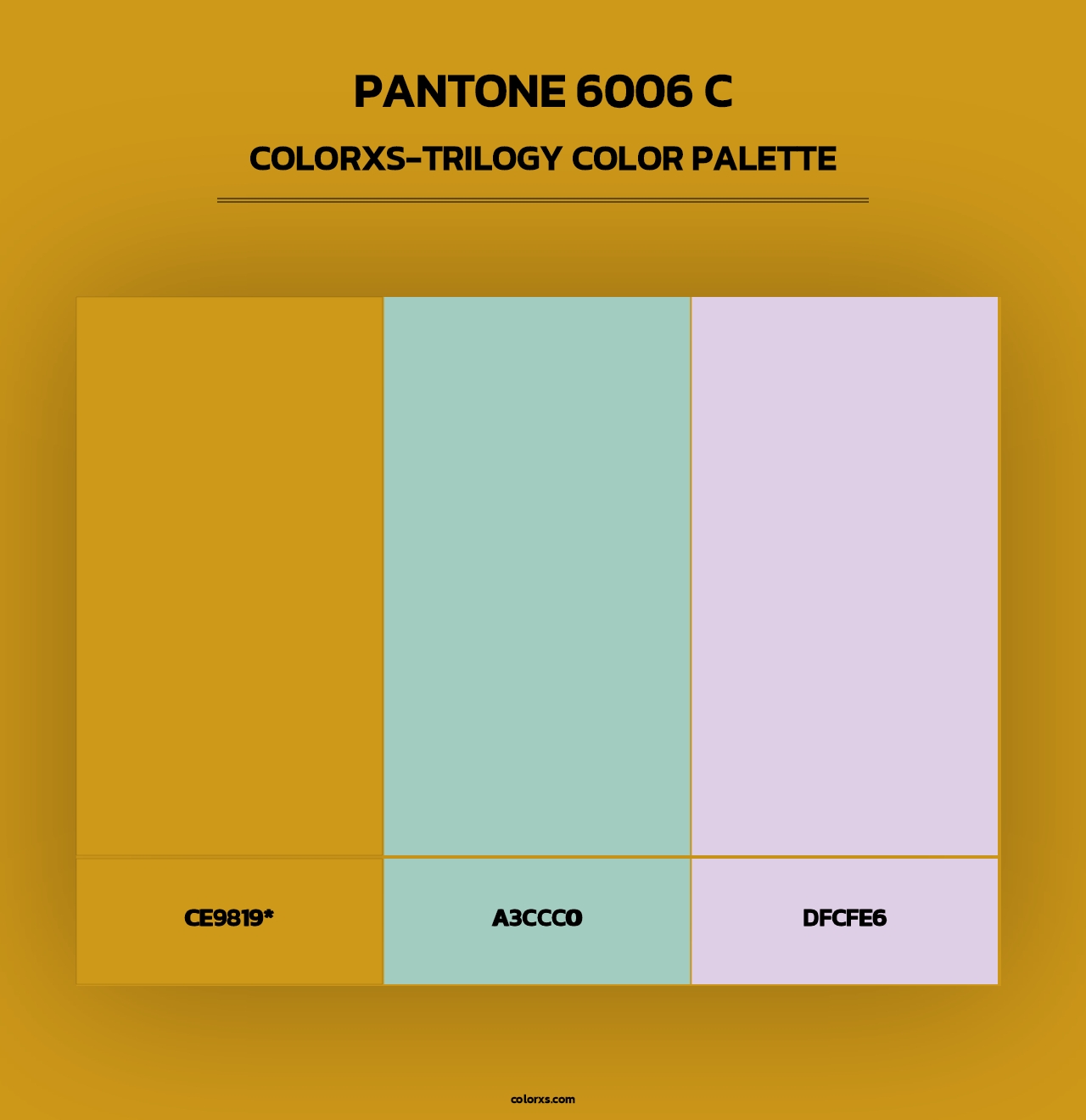 PANTONE 6006 C - Colorxs Trilogy Palette