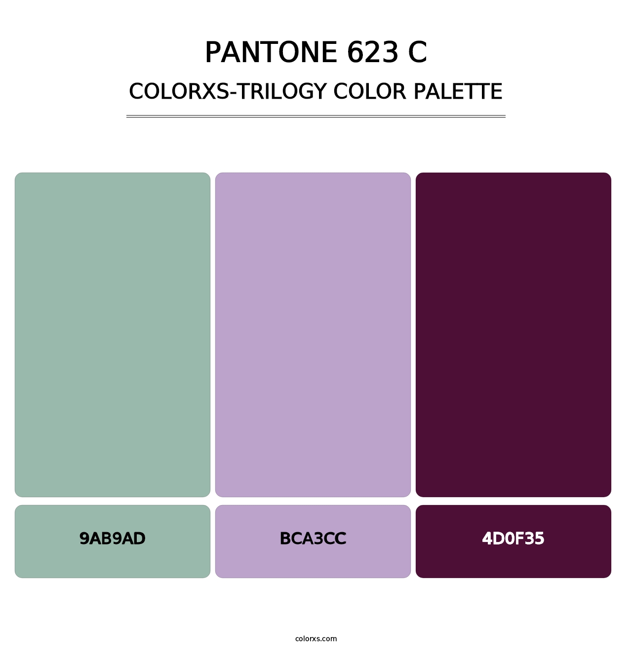 PANTONE 623 C - Colorxs Trilogy Palette