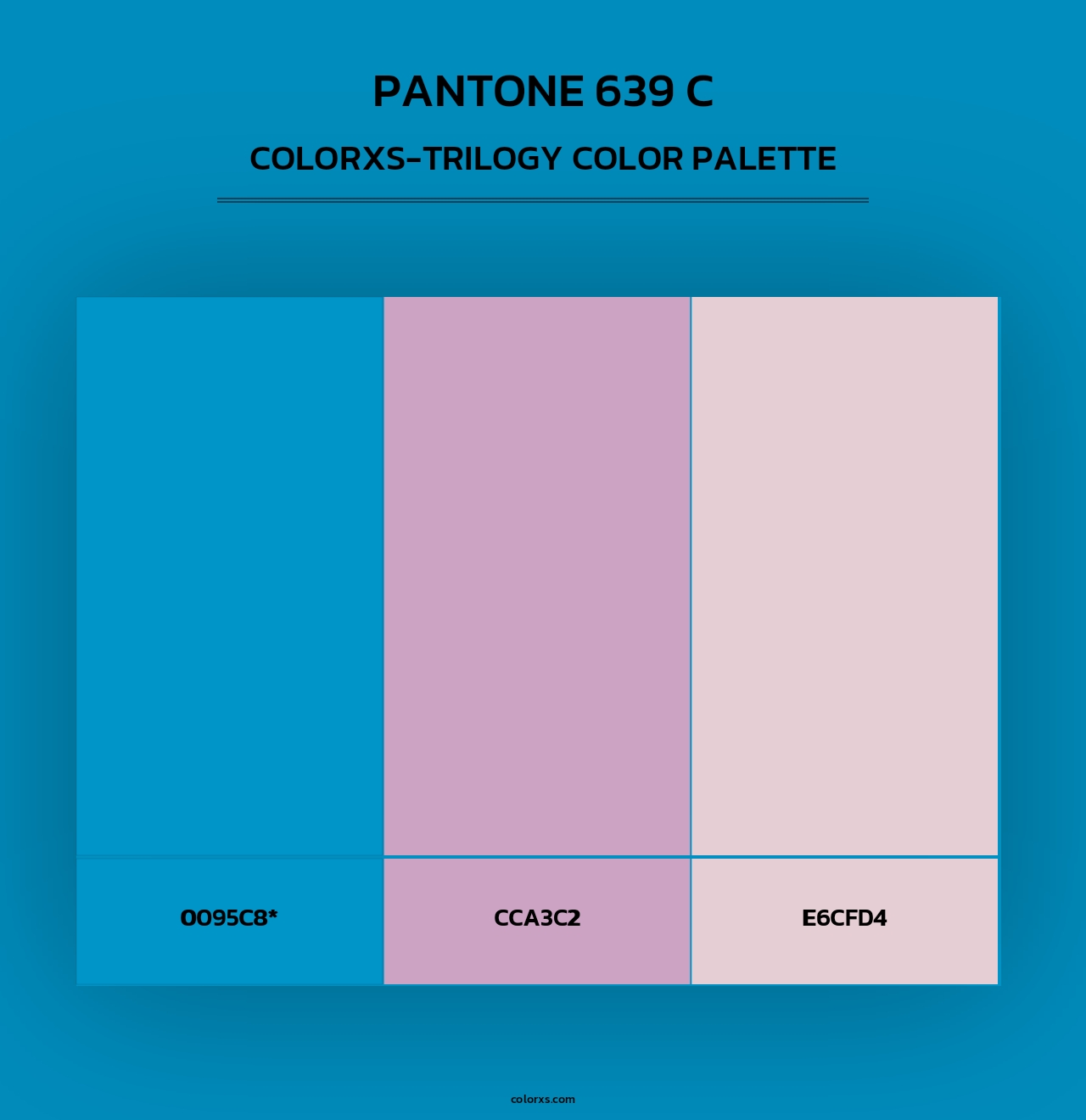 PANTONE 639 C - Colorxs Trilogy Palette