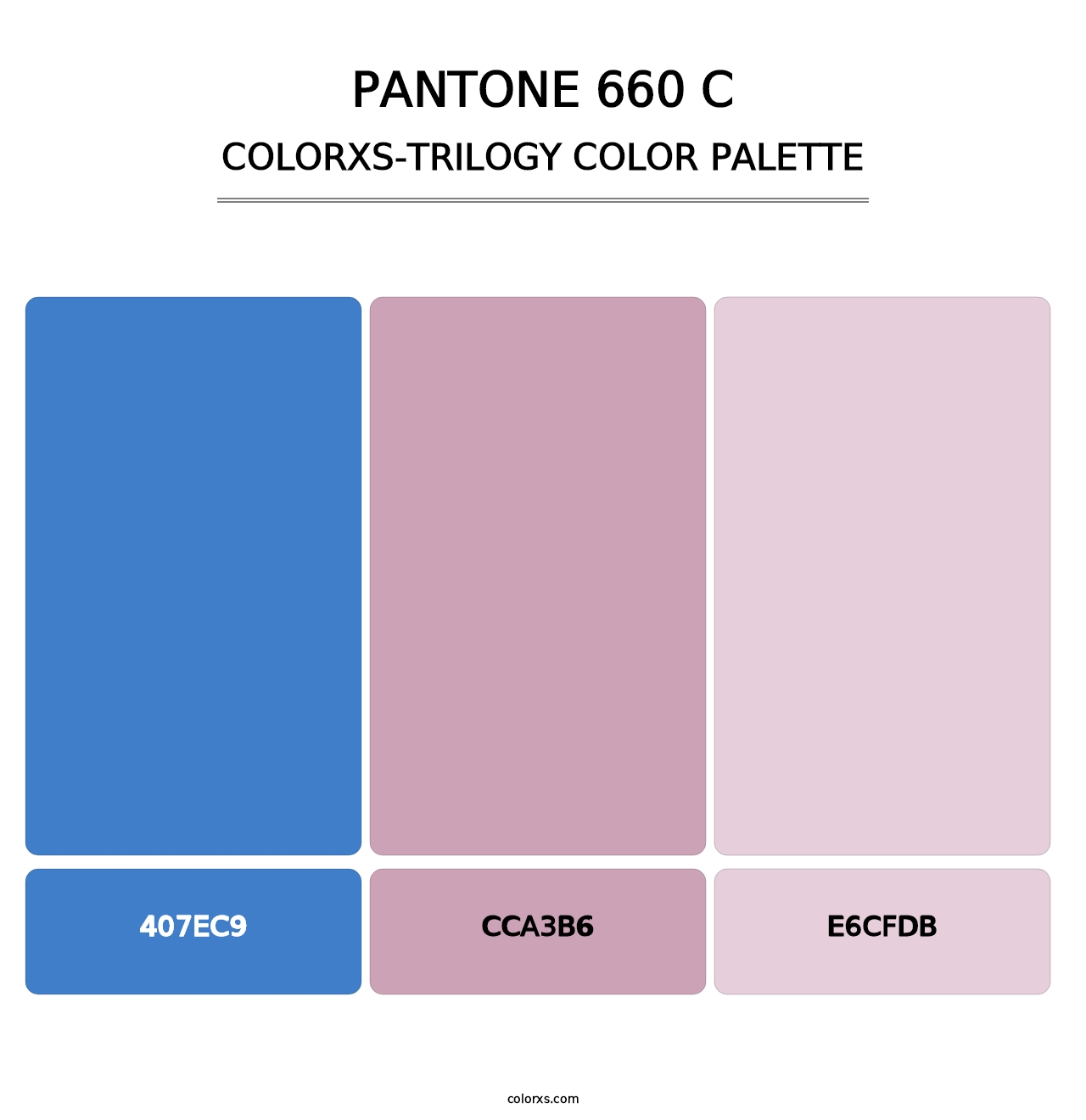 PANTONE 660 C - Colorxs Trilogy Palette