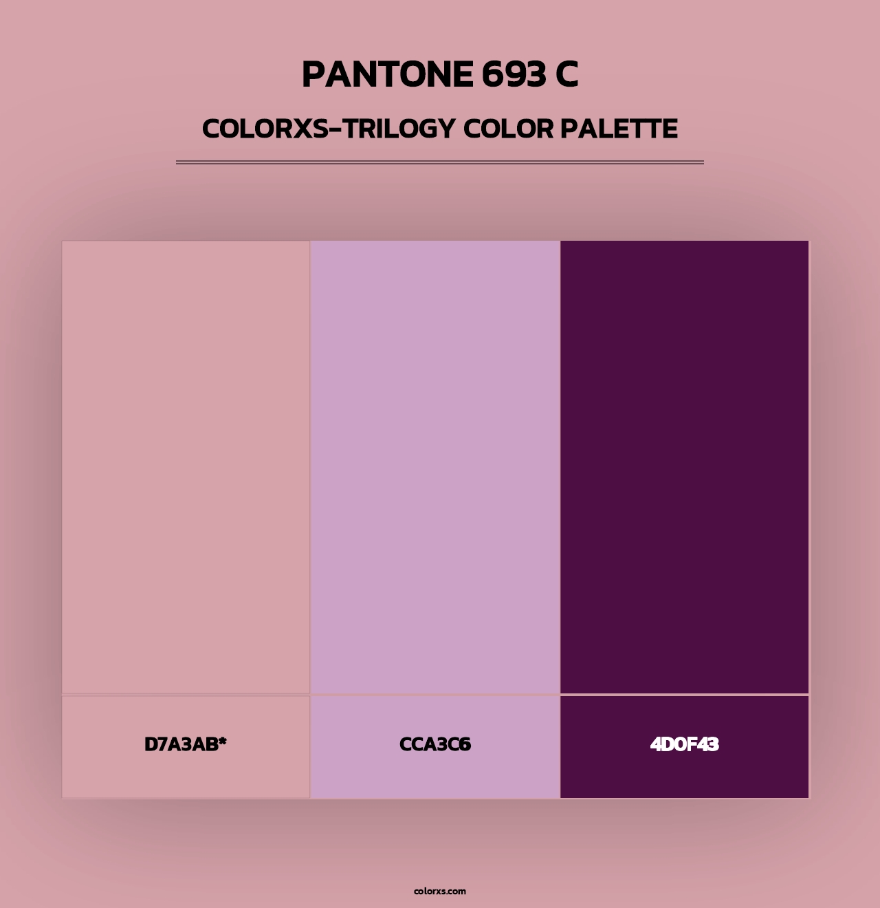 PANTONE 693 C - Colorxs Trilogy Palette