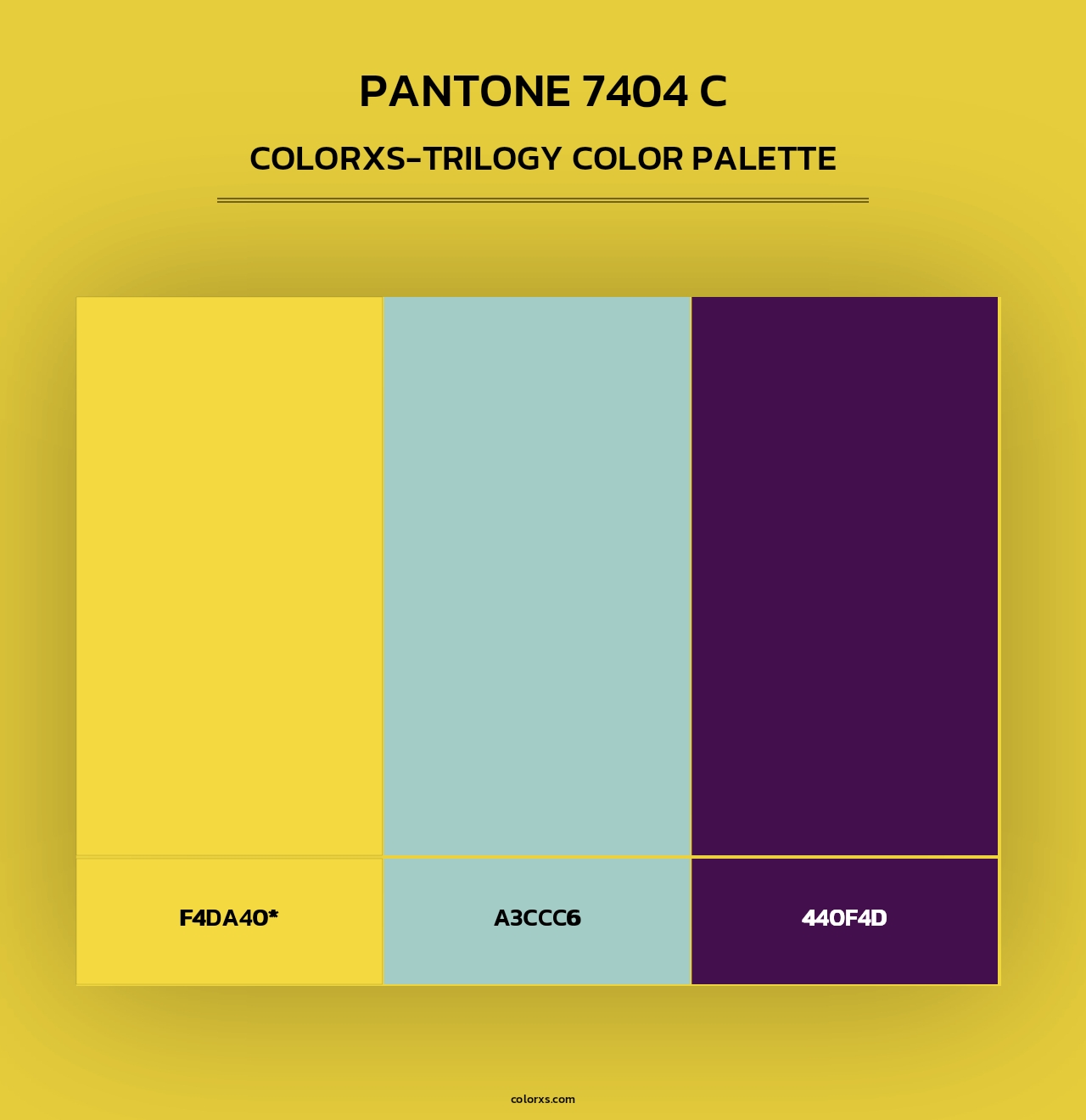 PANTONE 7404 C - Colorxs Trilogy Palette
