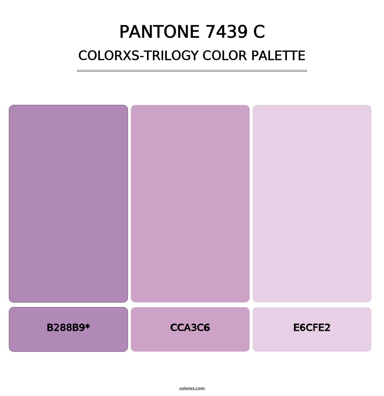 PANTONE 7439 C - Colorxs Trilogy Palette