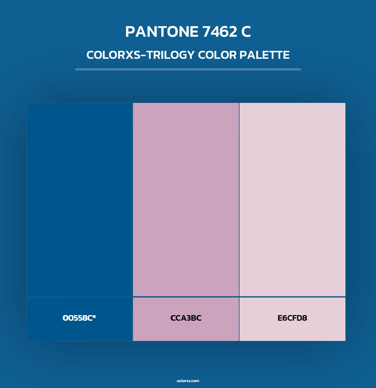 PANTONE 7462 C - Colorxs Trilogy Palette