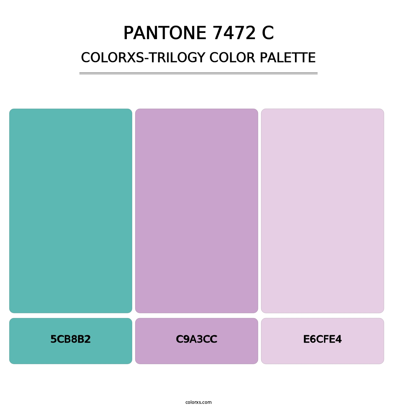 PANTONE 7472 C - Colorxs Trilogy Palette