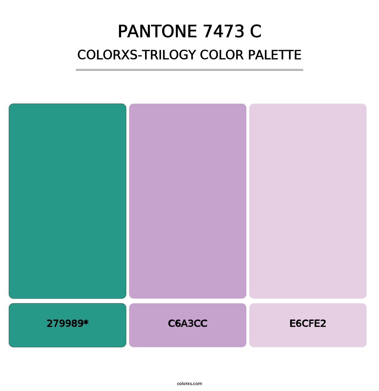 PANTONE 7473 C - Colorxs Trilogy Palette