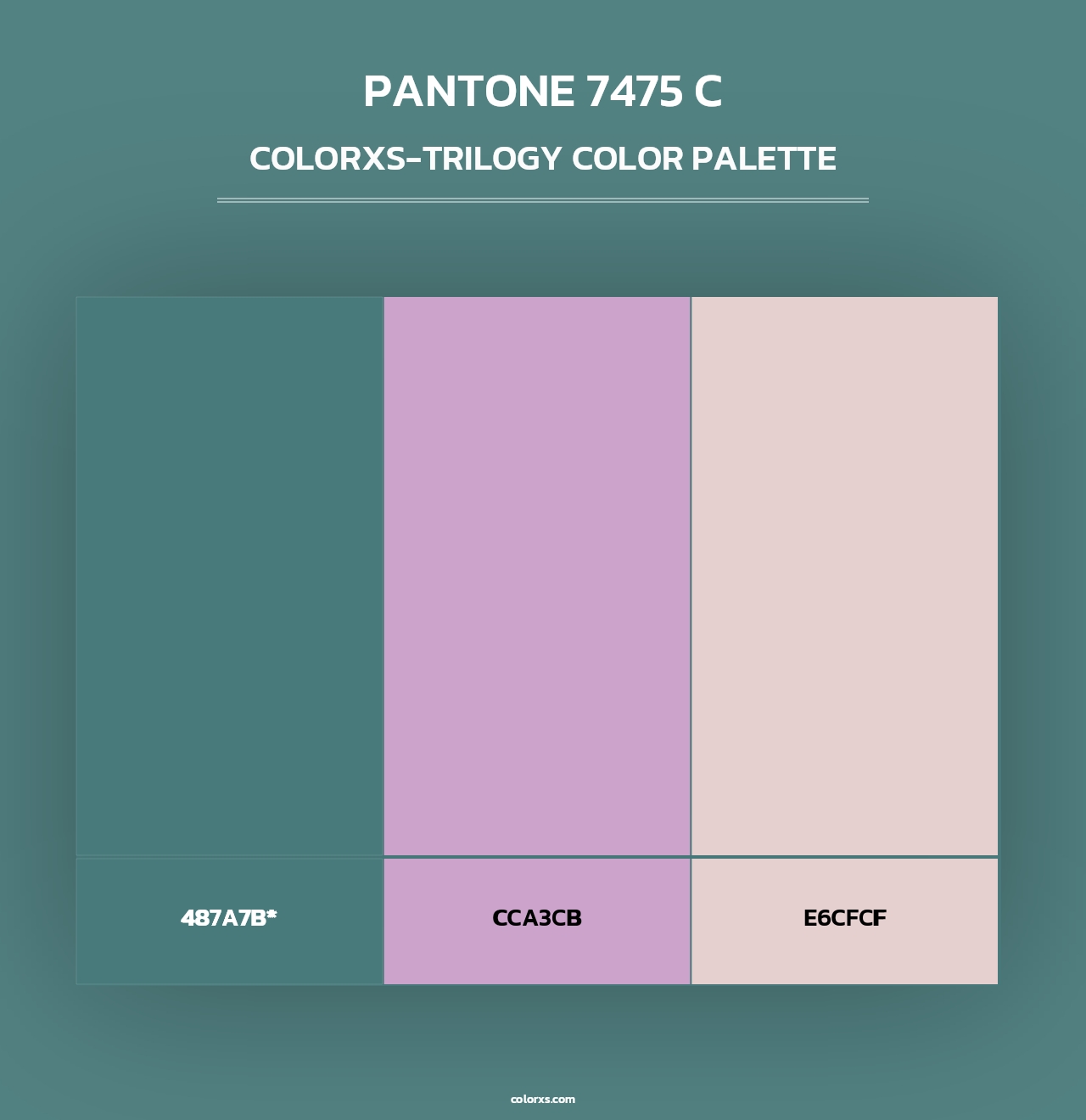 PANTONE 7475 C - Colorxs Trilogy Palette