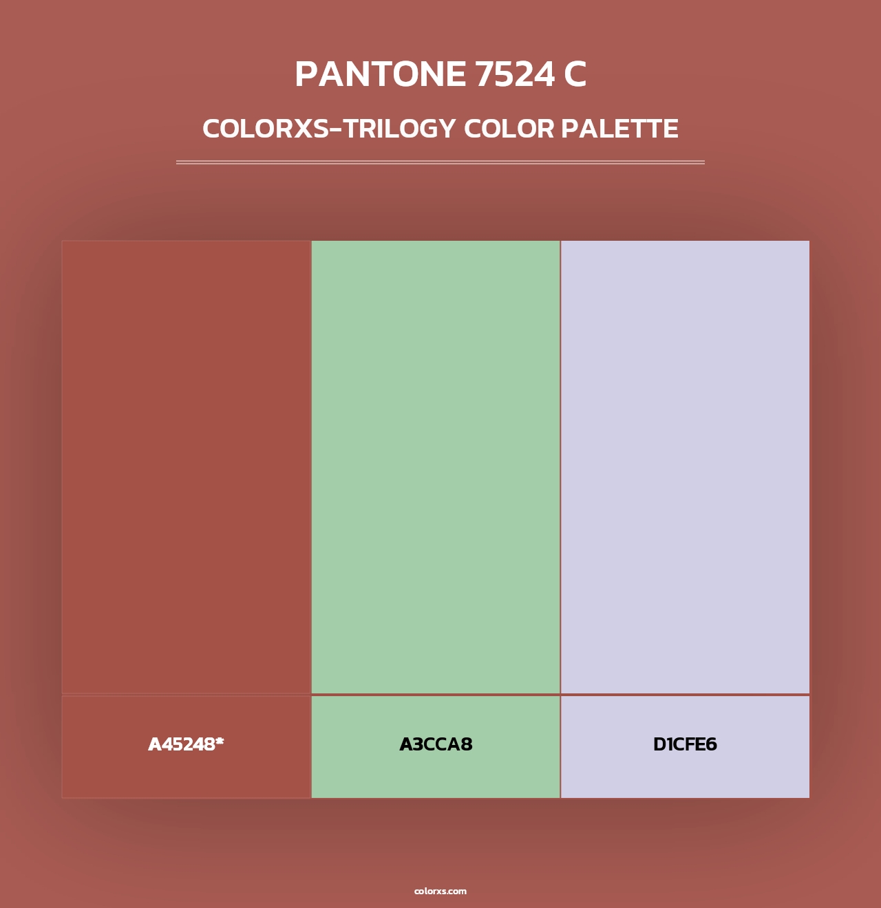 PANTONE 7524 C - Colorxs Trilogy Palette