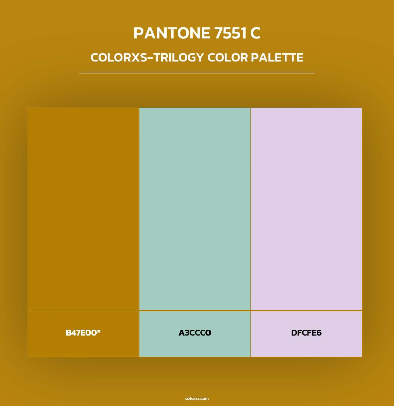 PANTONE 7551 C - Colorxs Trilogy Palette