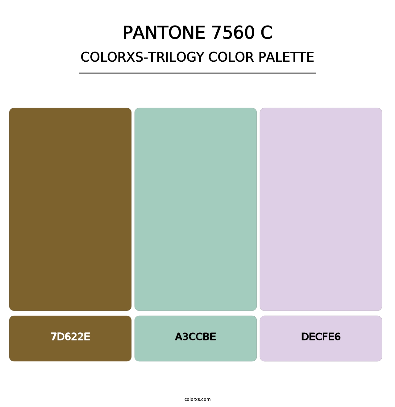 PANTONE 7560 C - Colorxs Trilogy Palette