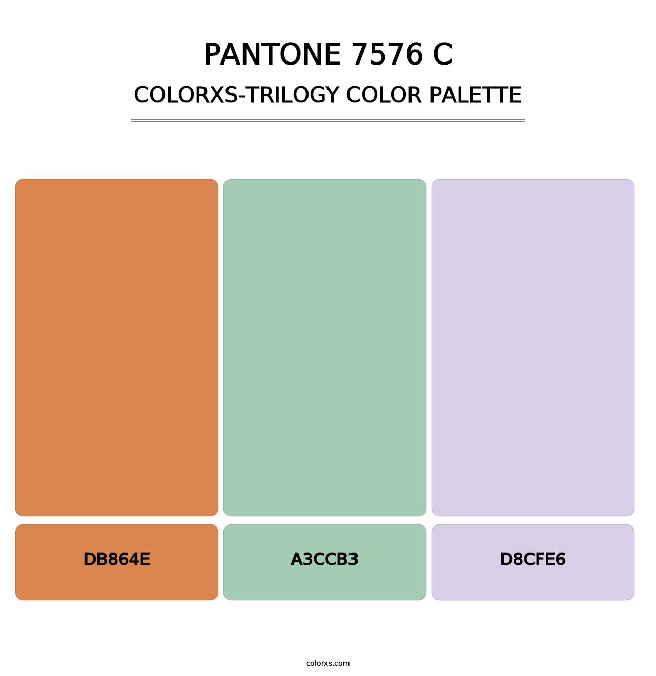 PANTONE 7576 C - Colorxs Trilogy Palette