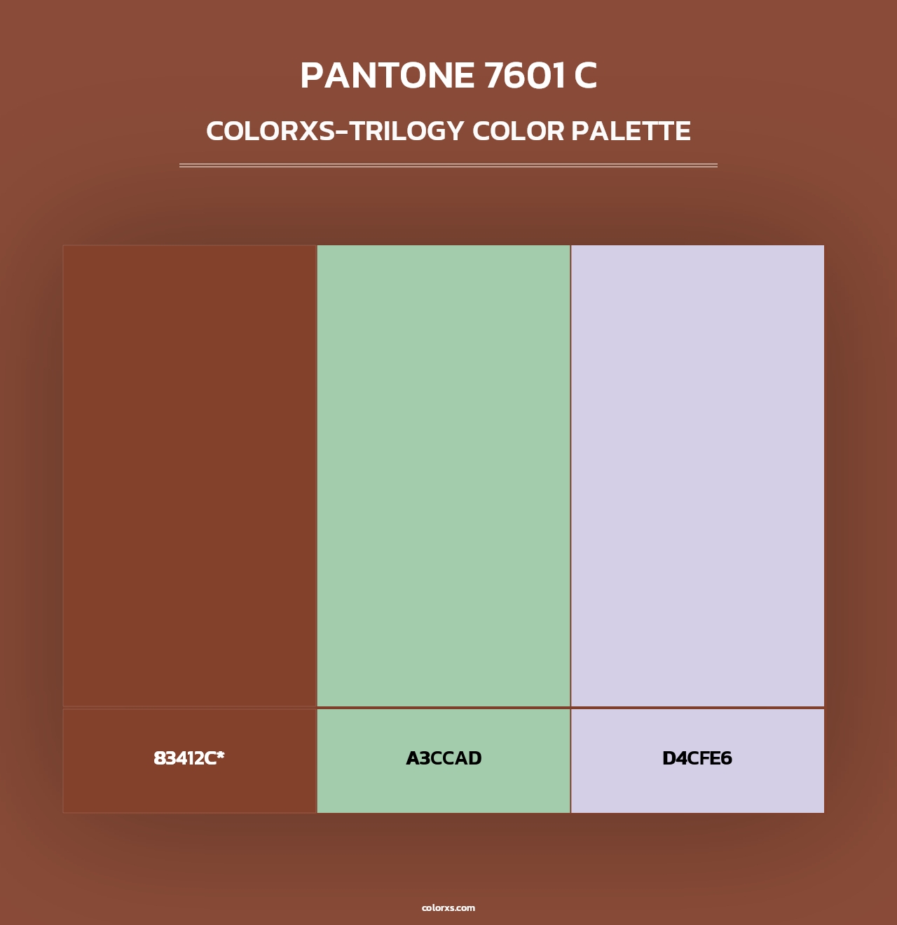 PANTONE 7601 C - Colorxs Trilogy Palette