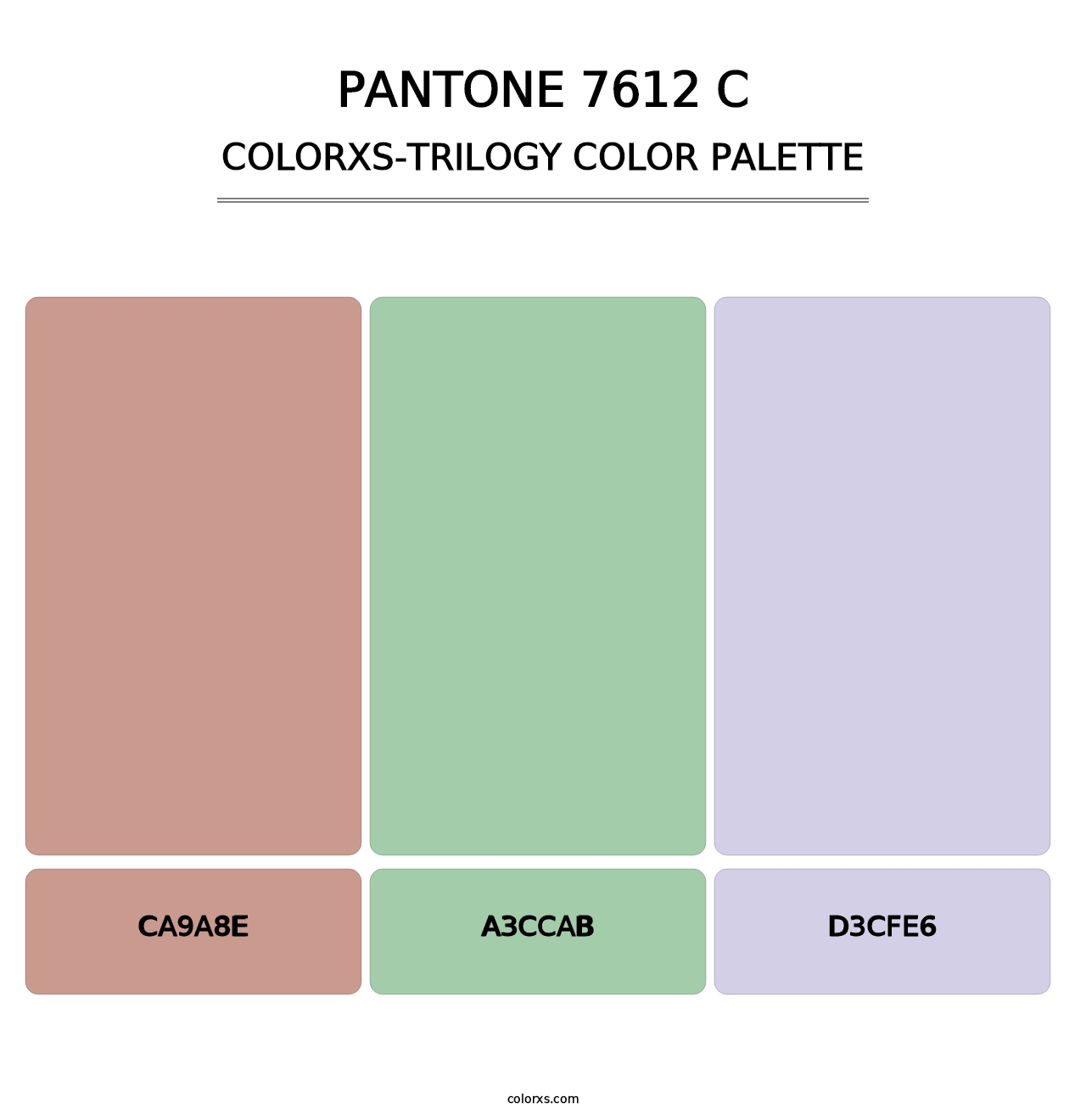 PANTONE 7612 C - Colorxs Trilogy Palette