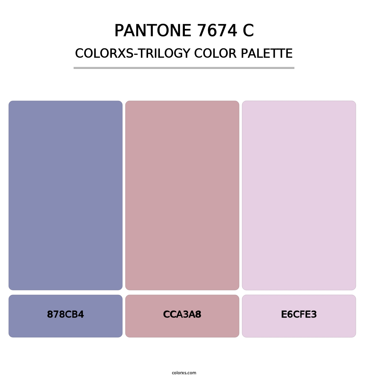 PANTONE 7674 C - Colorxs Trilogy Palette