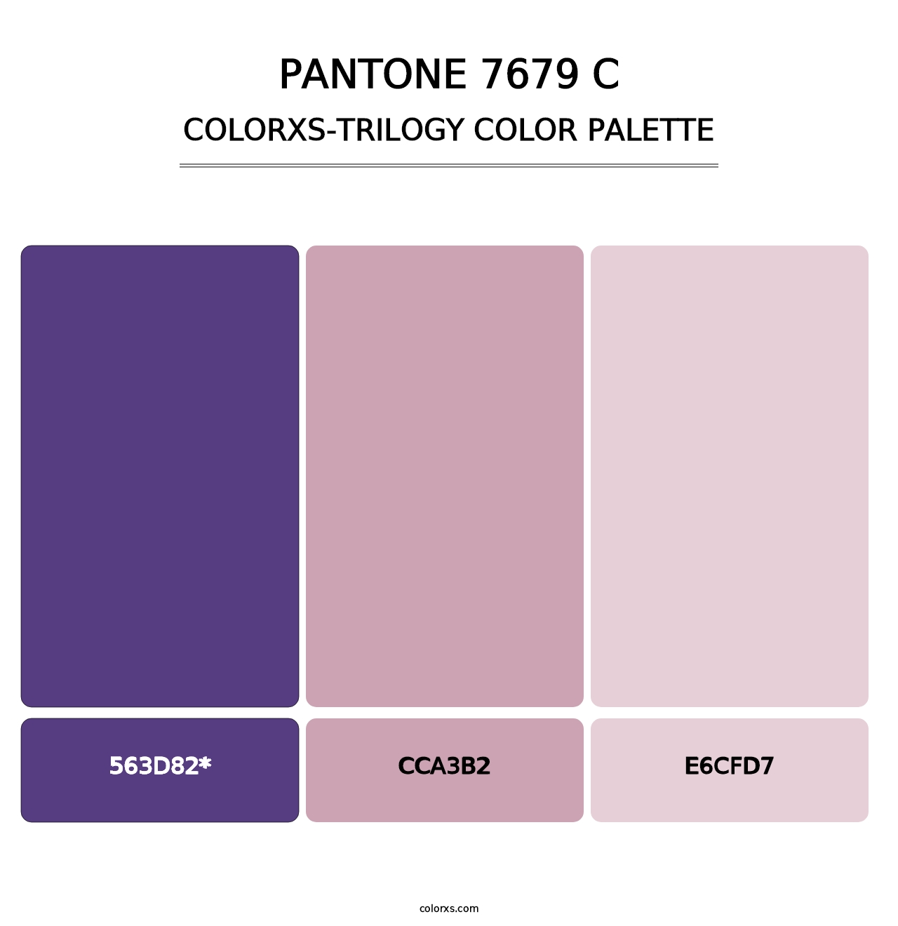 PANTONE 7679 C - Colorxs Trilogy Palette