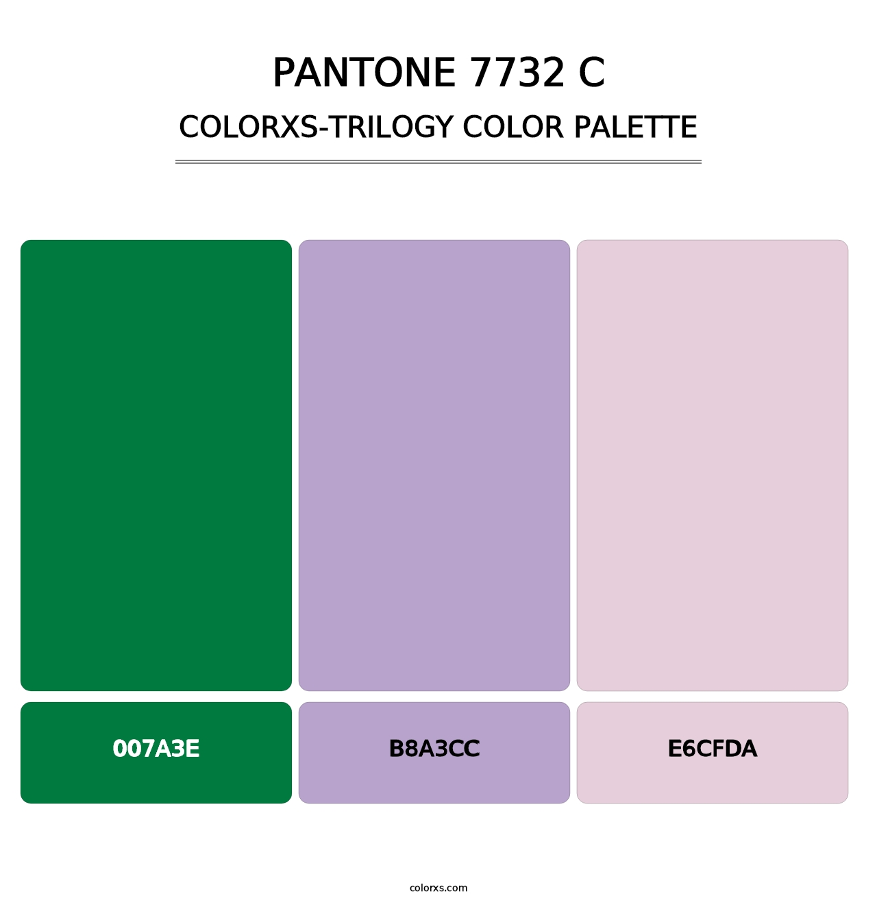 PANTONE 7732 C - Colorxs Trilogy Palette