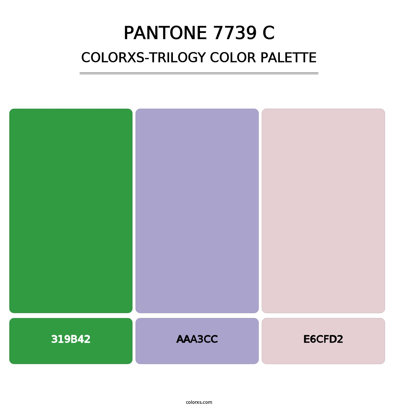 PANTONE 7739 C - Colorxs Trilogy Palette