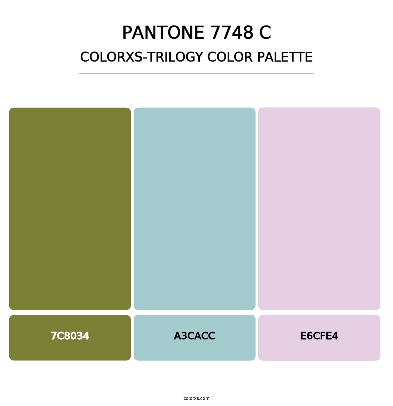 PANTONE 7748 C - Colorxs Trilogy Palette