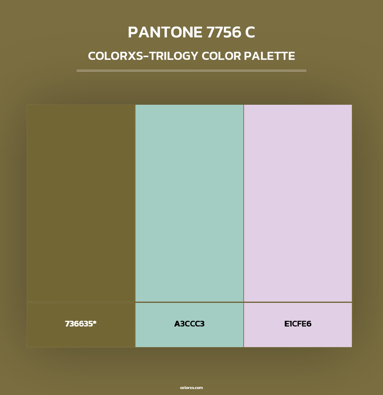 PANTONE 7756 C - Colorxs Trilogy Palette