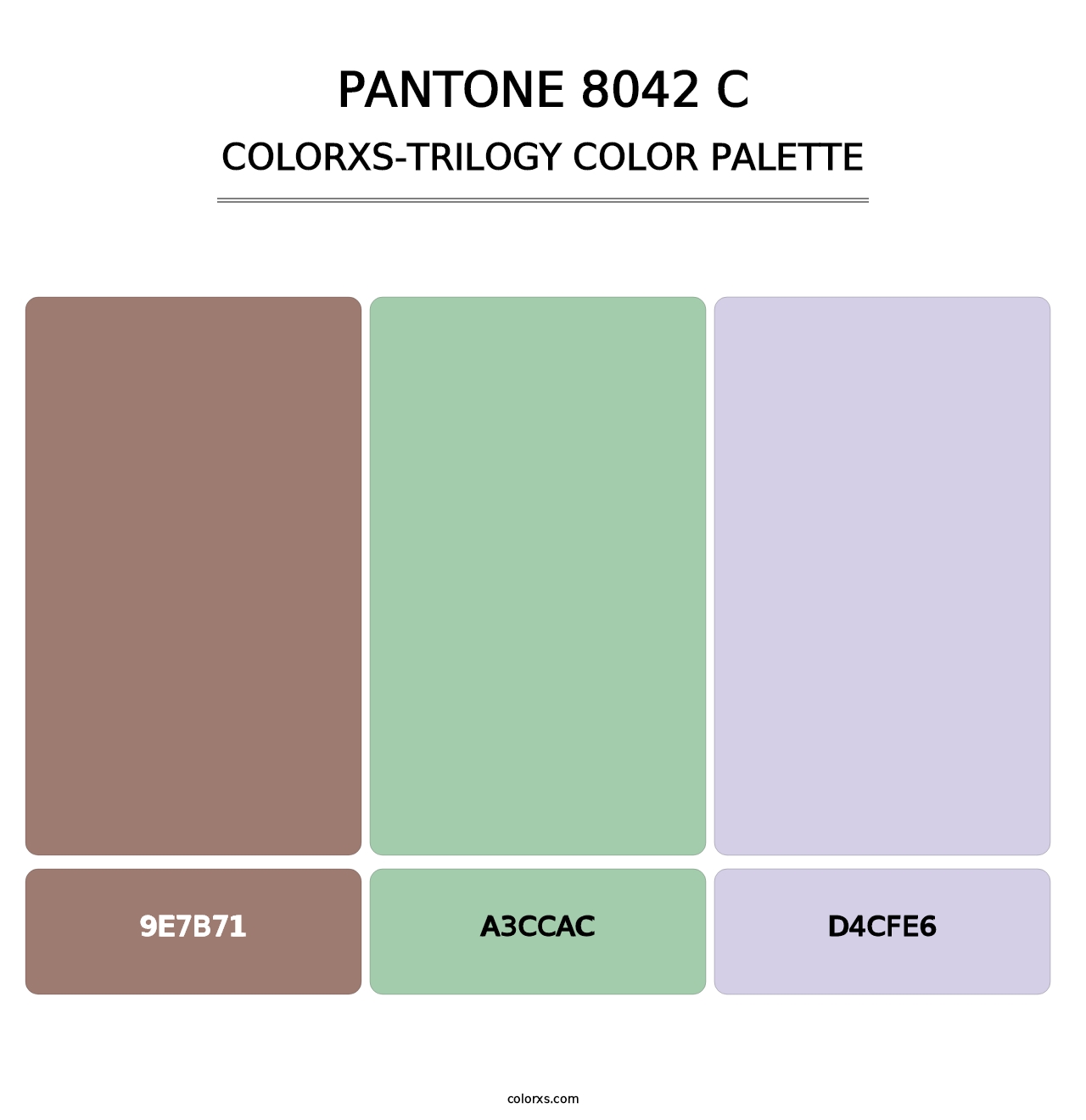 PANTONE 8042 C - Colorxs Trilogy Palette