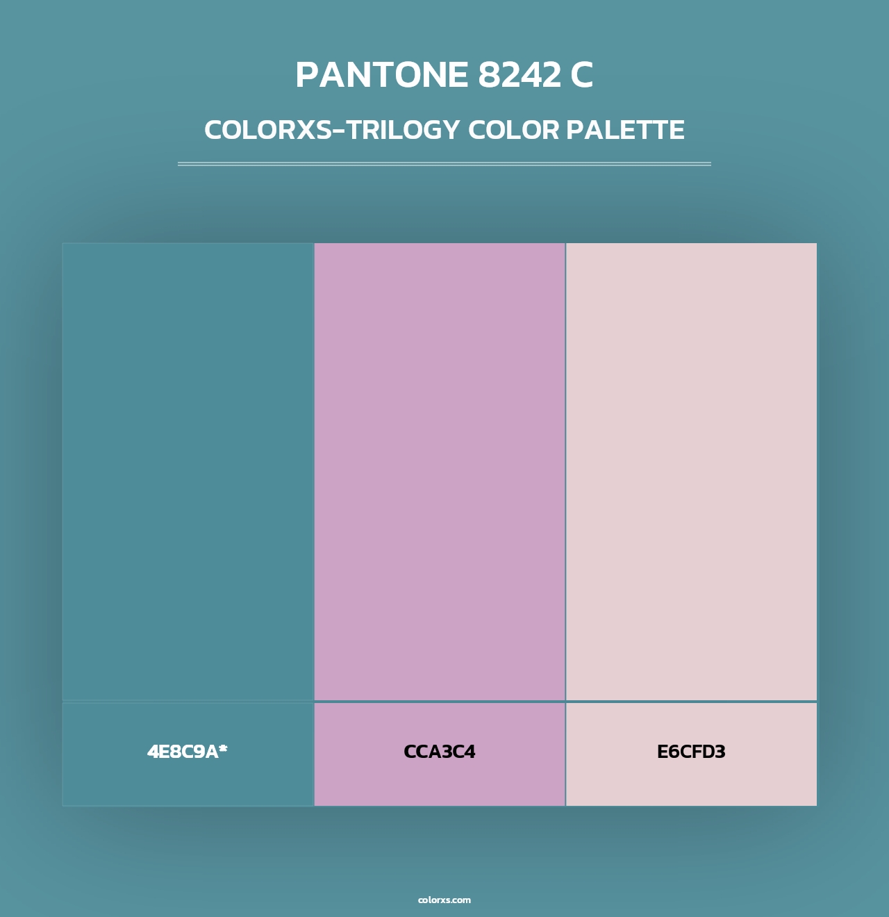PANTONE 8242 C - Colorxs Trilogy Palette