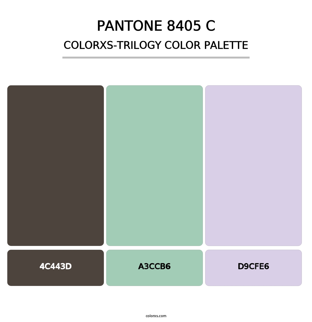 PANTONE 8405 C - Colorxs Trilogy Palette