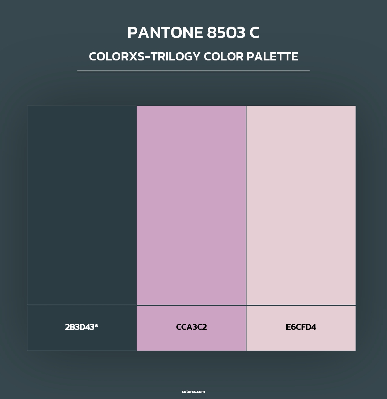 PANTONE 8503 C - Colorxs Trilogy Palette
