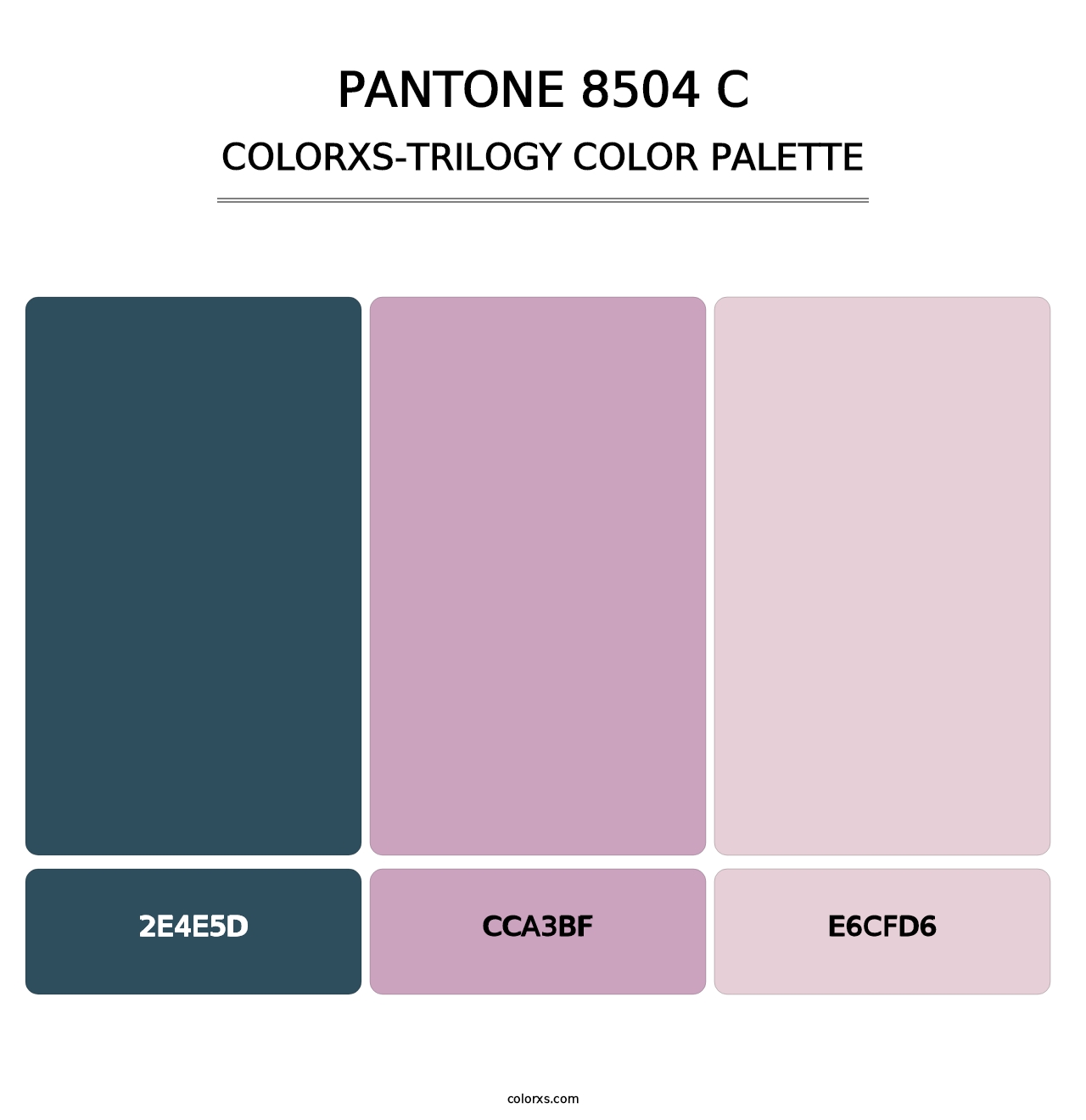 PANTONE 8504 C - Colorxs Trilogy Palette