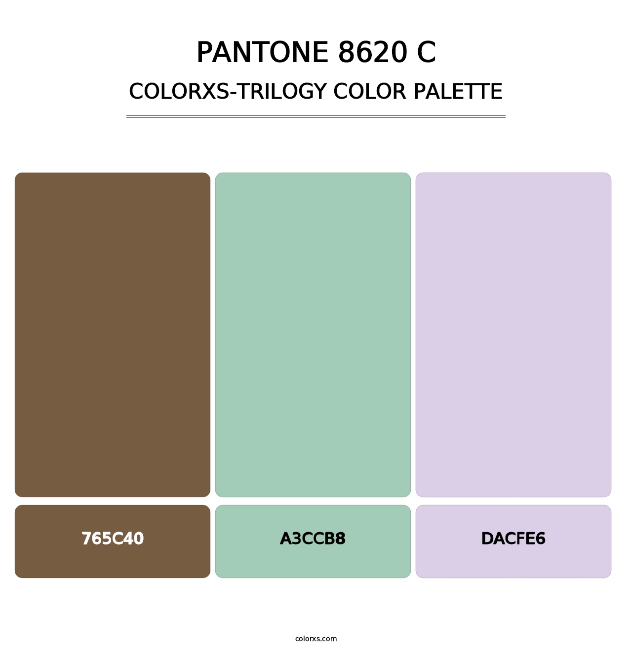 PANTONE 8620 C - Colorxs Trilogy Palette