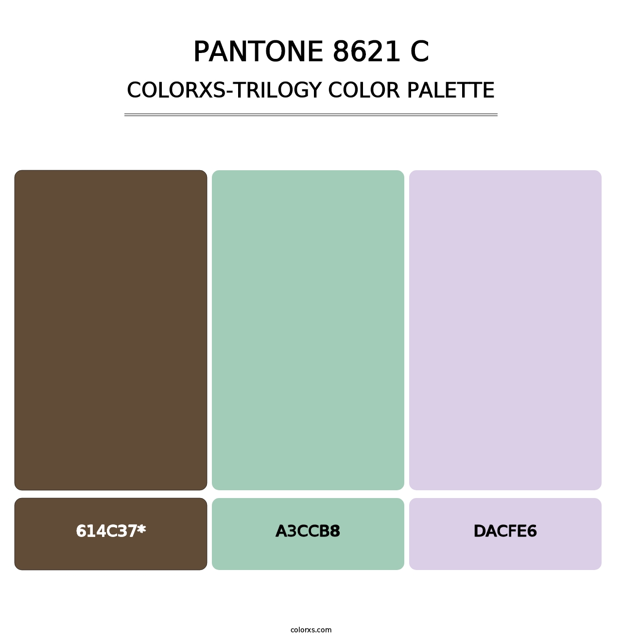 PANTONE 8621 C - Colorxs Trilogy Palette
