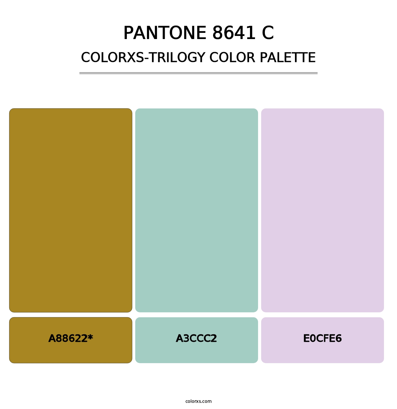 PANTONE 8641 C - Colorxs Trilogy Palette