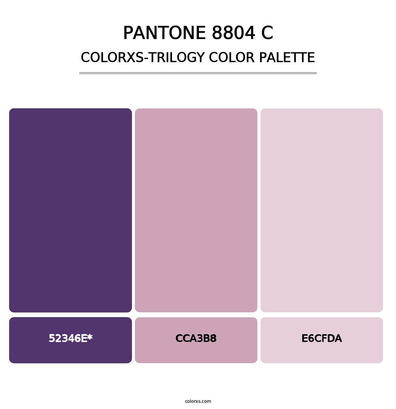 PANTONE 8804 C - Colorxs Trilogy Palette