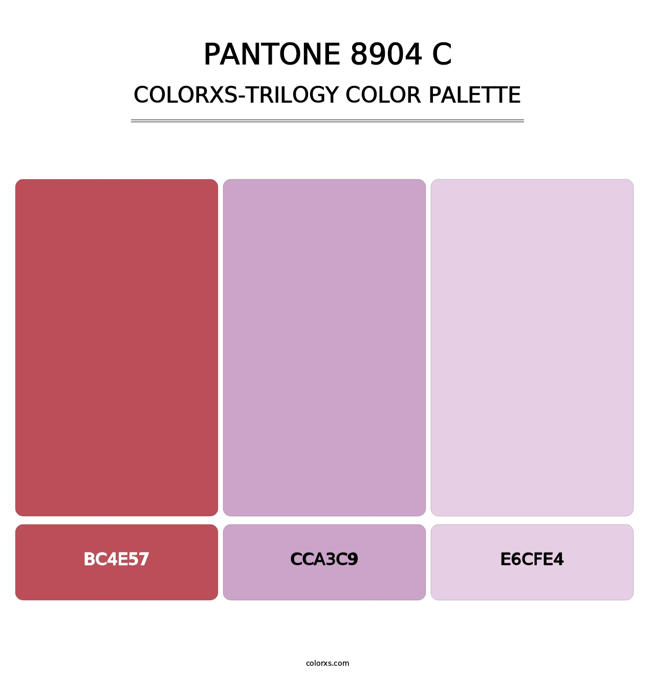 PANTONE 8904 C - Colorxs Trilogy Palette