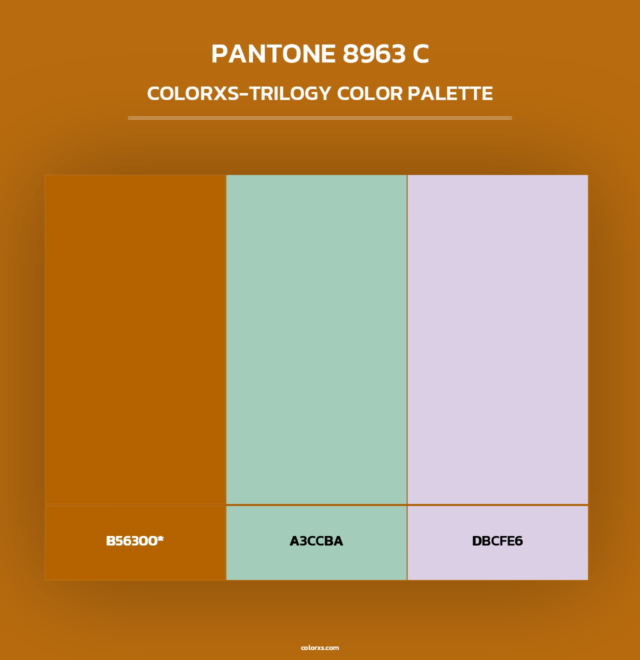 PANTONE 8963 C - Colorxs Trilogy Palette