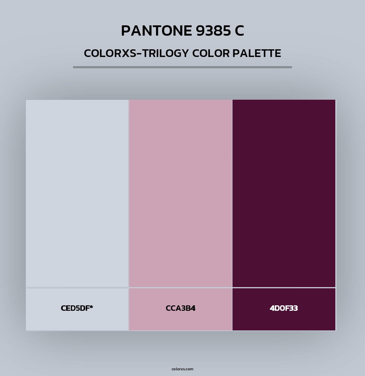 PANTONE 9385 C - Colorxs Trilogy Palette