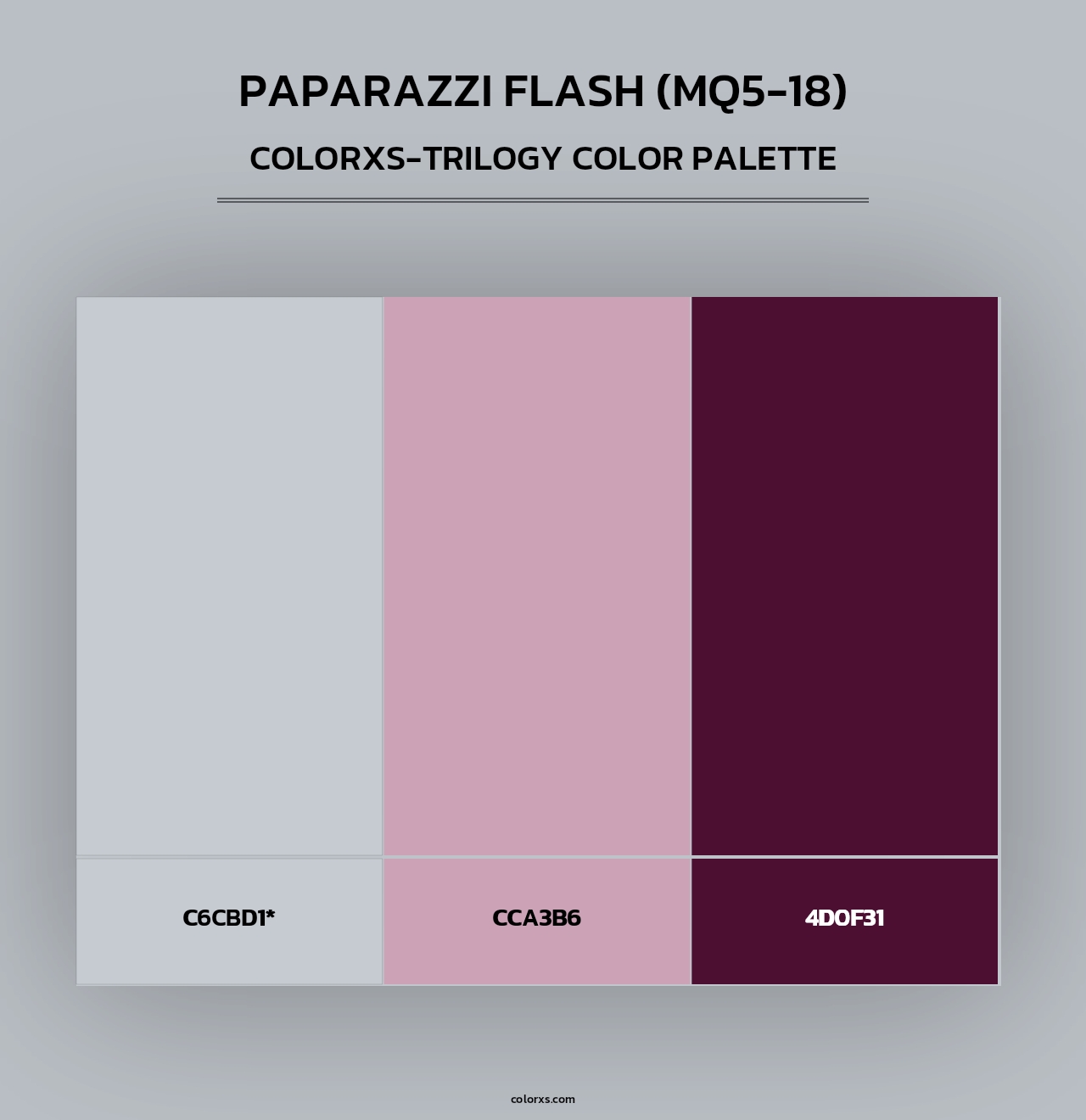 Paparazzi Flash (MQ5-18) - Colorxs Trilogy Palette