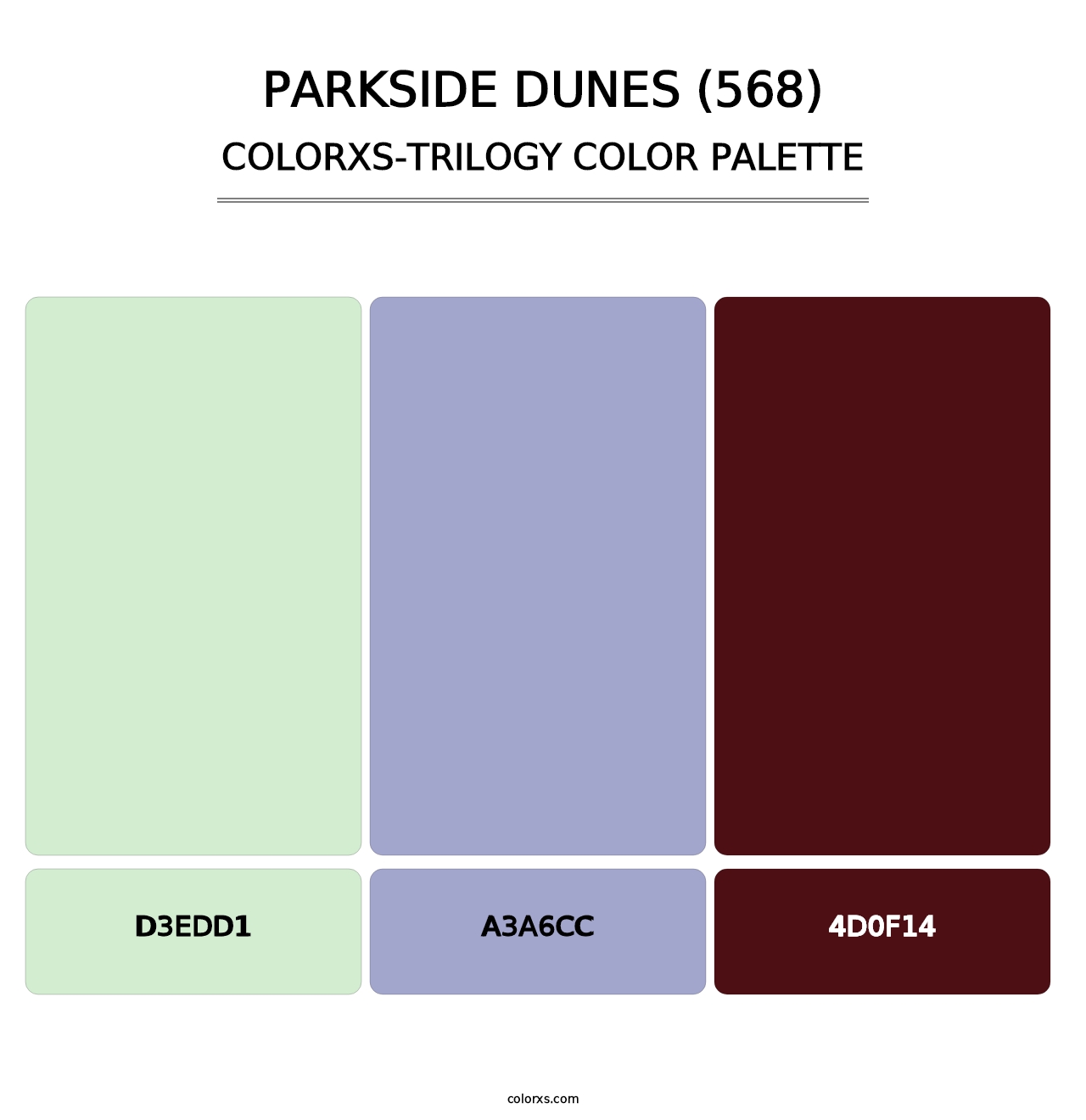 Parkside Dunes (568) - Colorxs Trilogy Palette